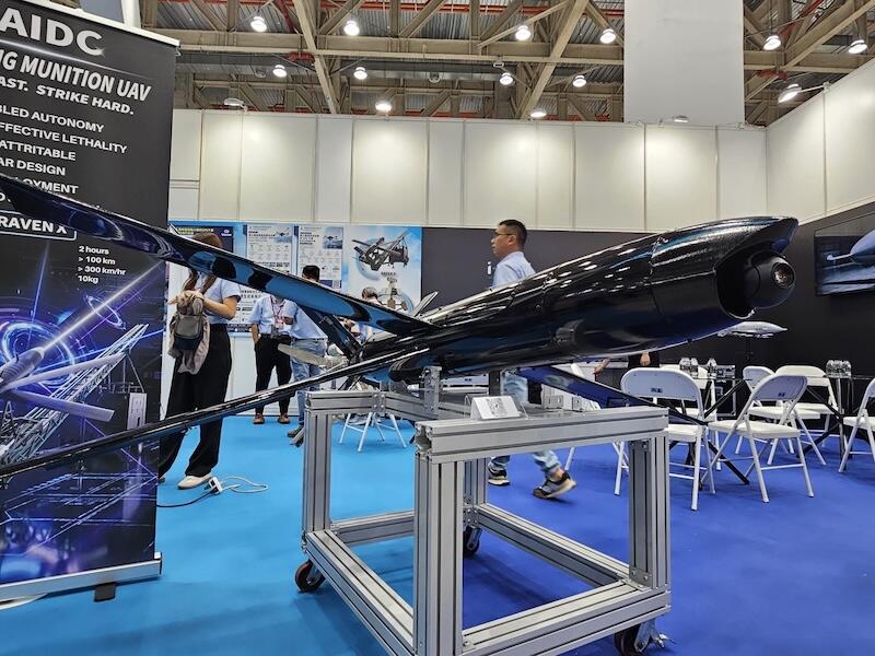 Raven X loitering munition showcased in exhibition