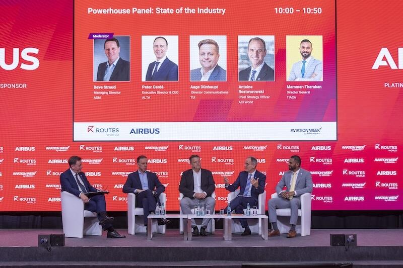 airline and airport leaders at routes world 2026 