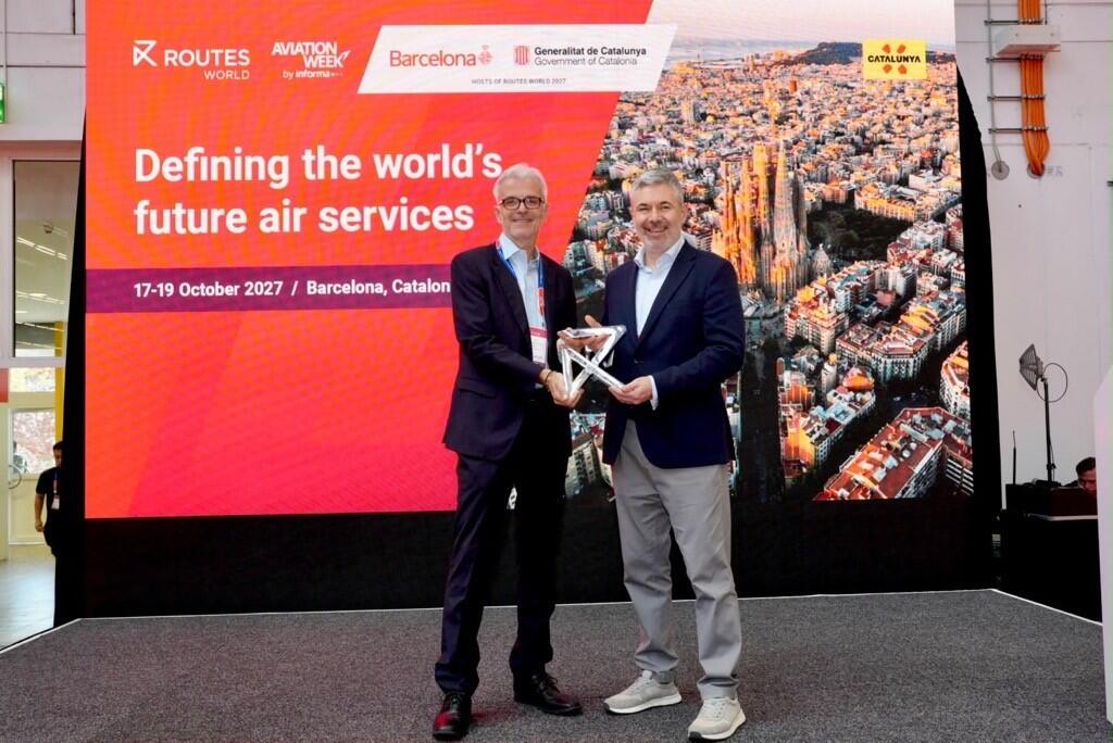 Trophy handover