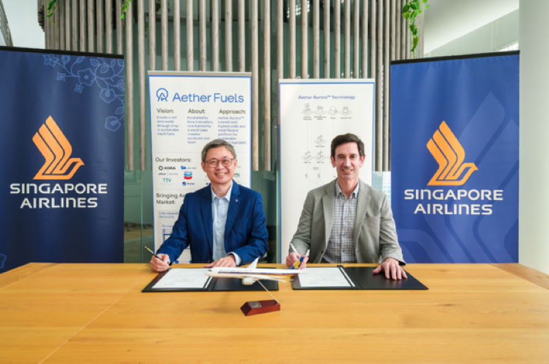 SIA and Aether Fuels executives 