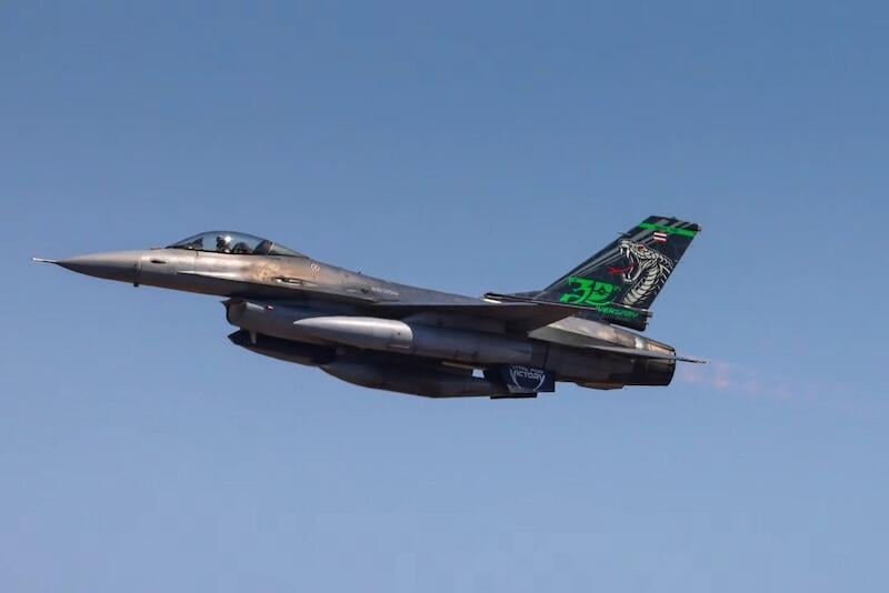 RTAF upgraded f-16A MLU