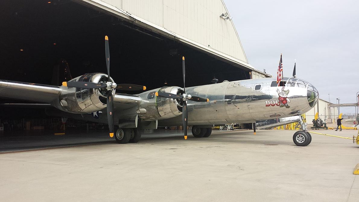 Restored B-29 Superfortress Rolls Out Of Wichita Hangar | Aviation Week ...