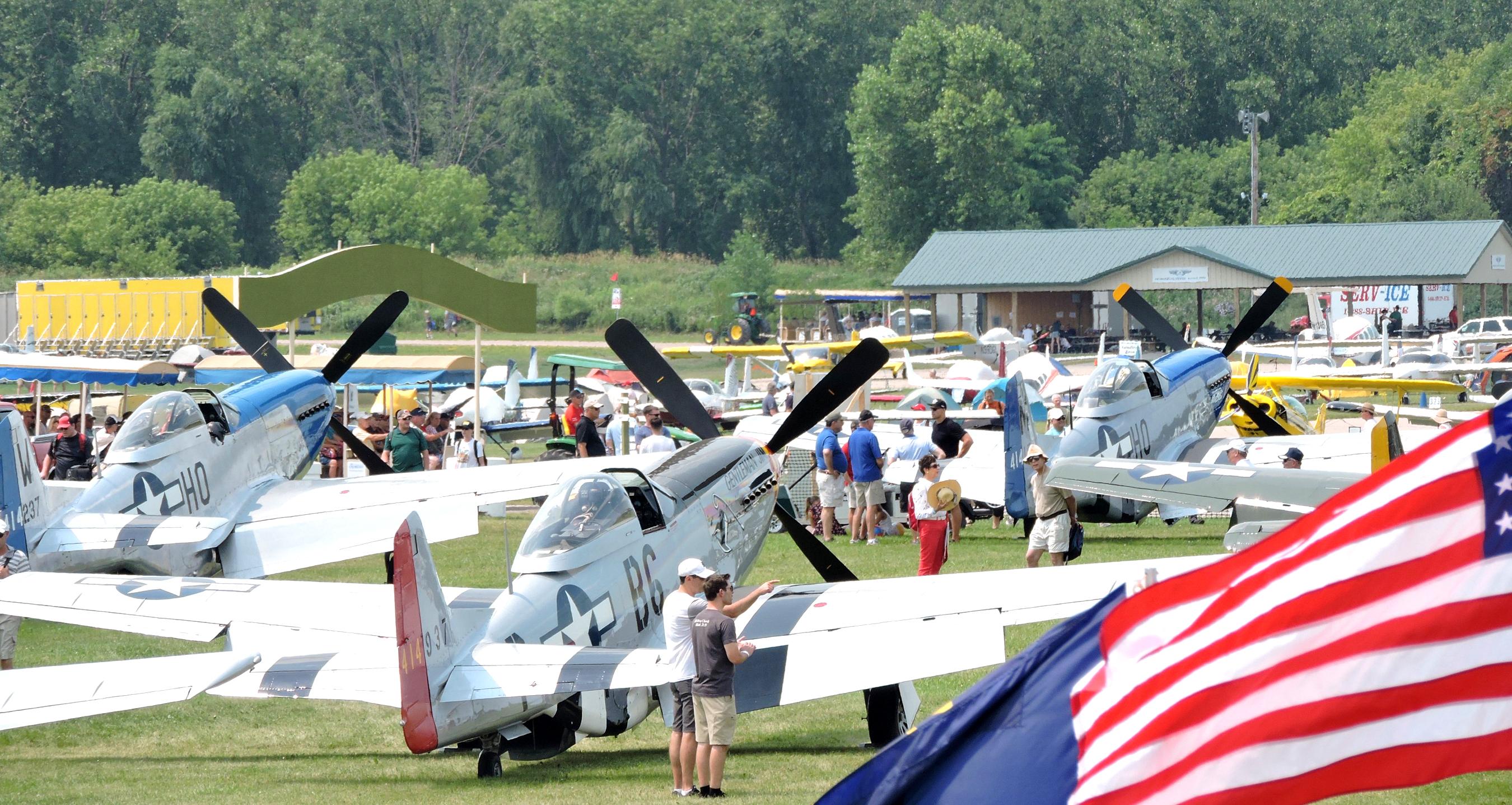 P-51 Fighters Flock To EAA AirVenture | Aviation Week Network