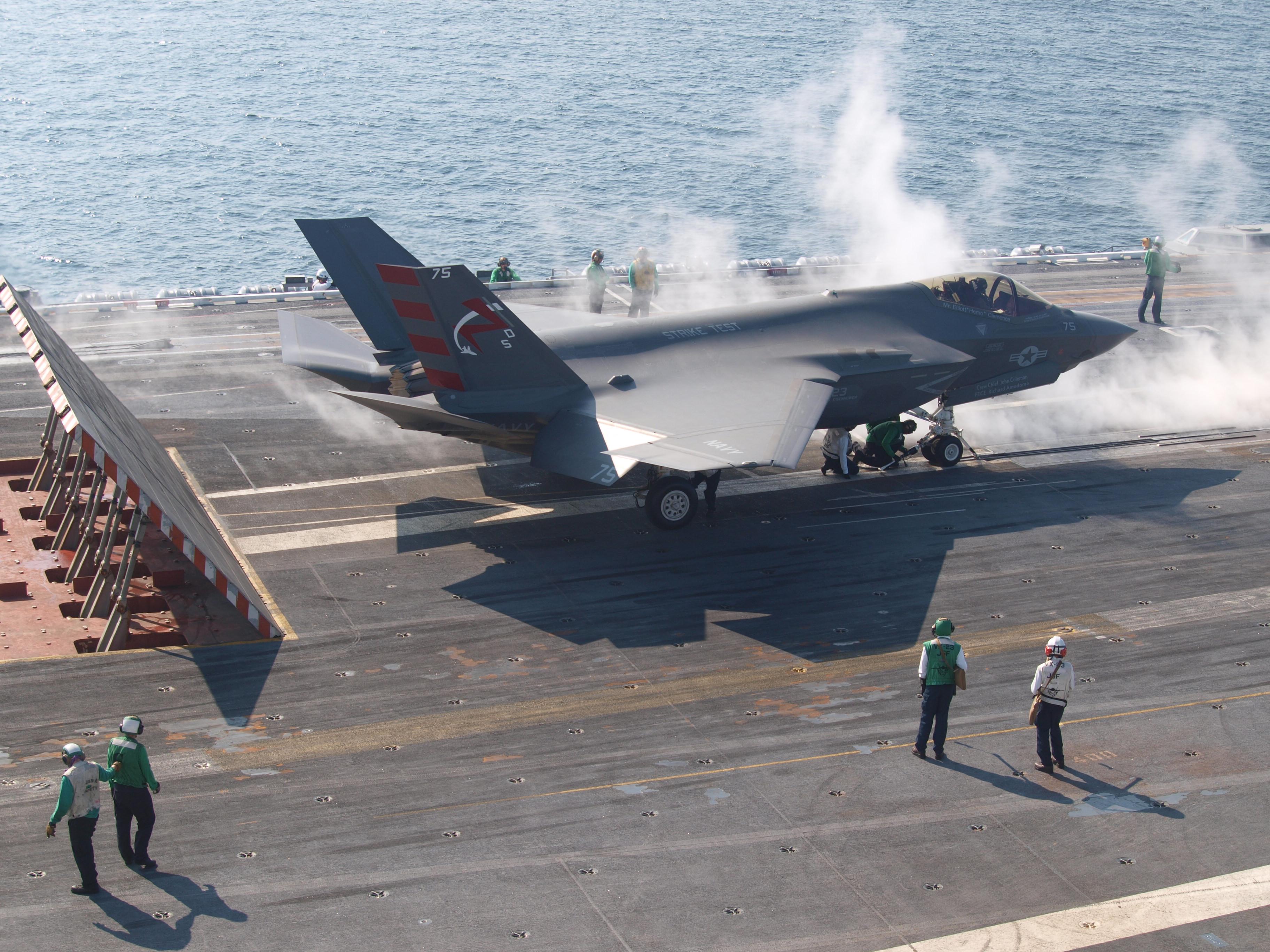 F-35C Carrier Trials On USS Eisenhower | Aviation Week Network