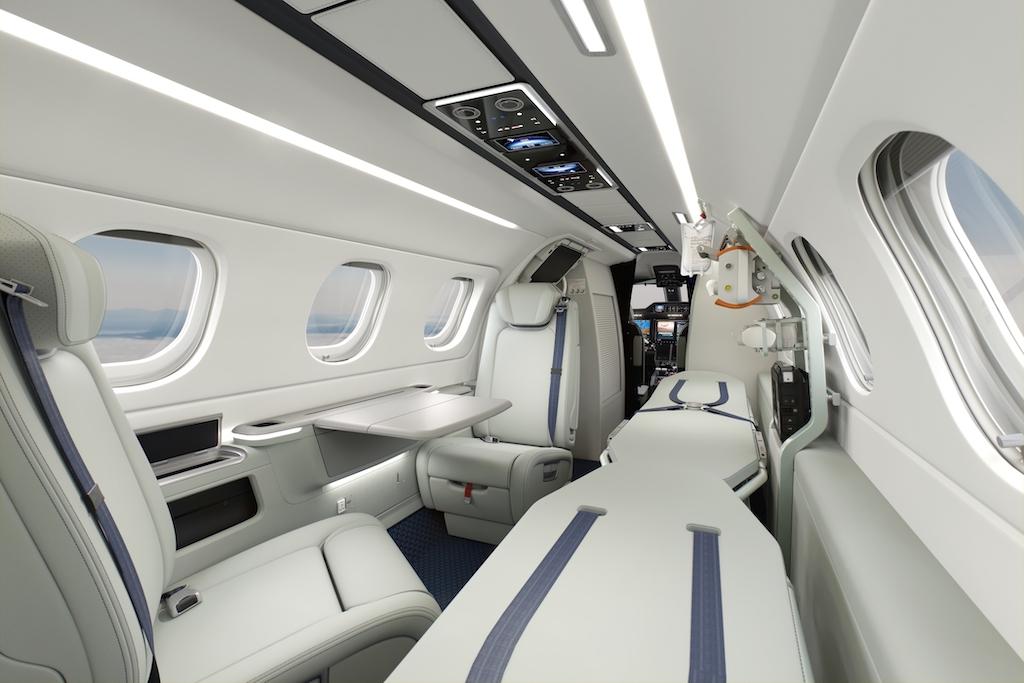 Embraer Phenom 300MED interior