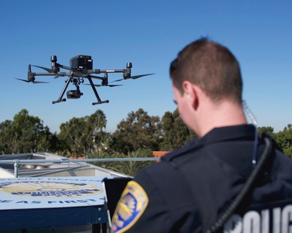 Chula Vista PD drone in flight