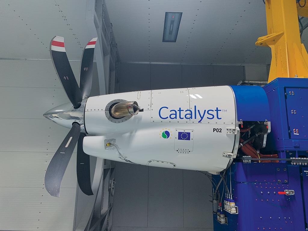 Catalyst on propeller