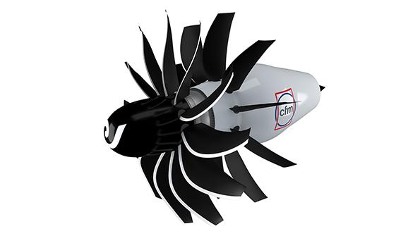 CFM Open Rotor engine design concept