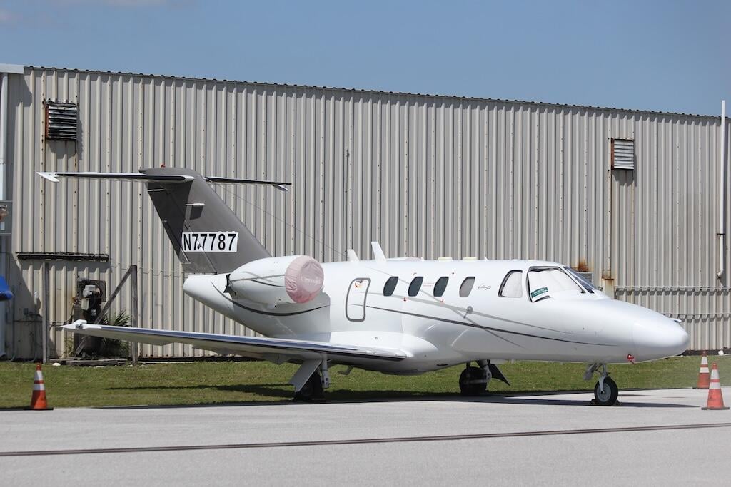 1993 citationjet on ground