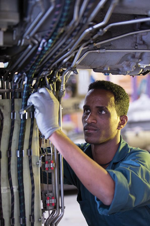 Ethiopian Airlines maintenance operator