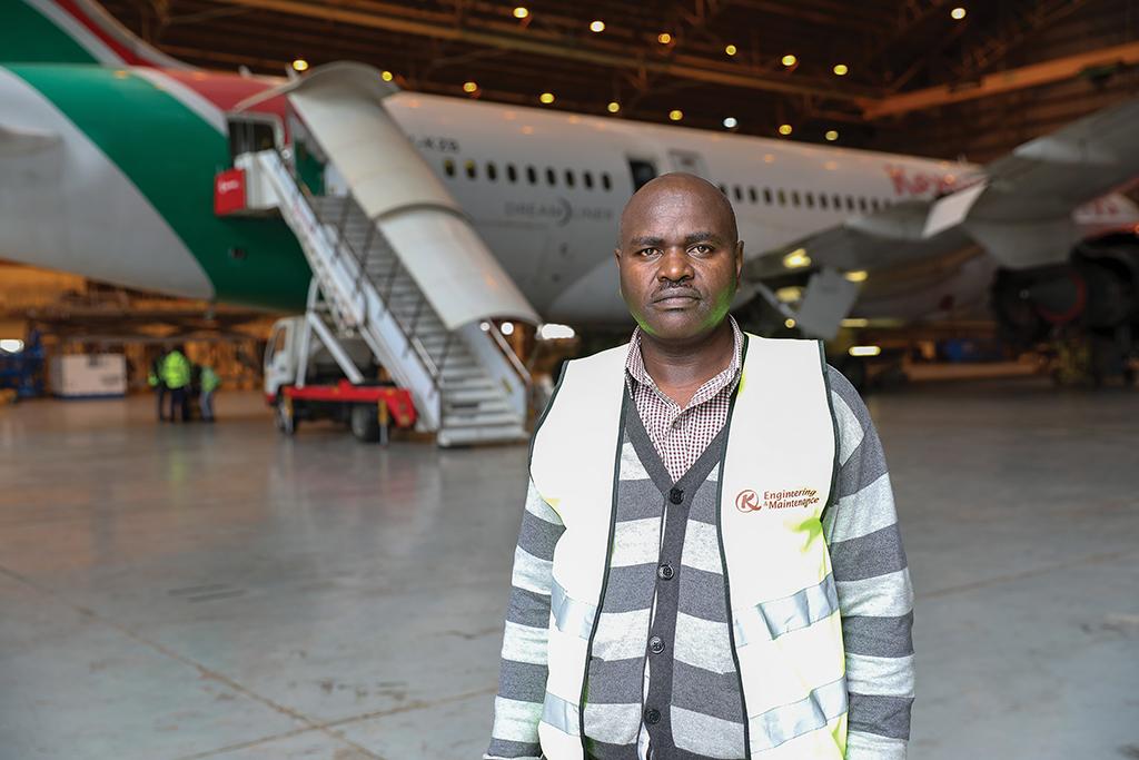 Gilbert Bett, Kenya Airways’ acting technical director