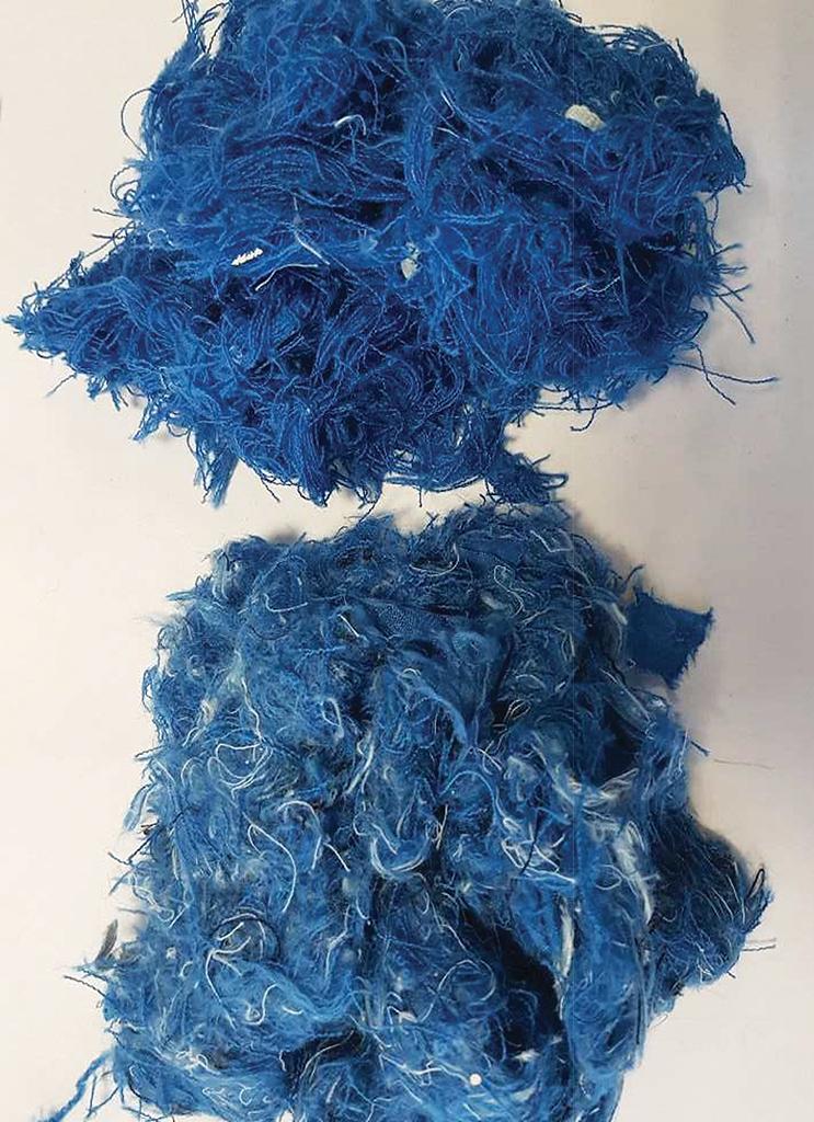 wool fibers from KLM flight crew uniforms to be used for manufacture carpeting