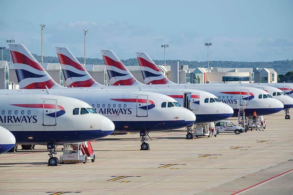 British Airways aircraft lineup