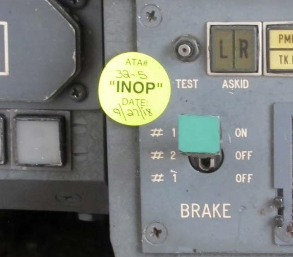 Brake system indicator