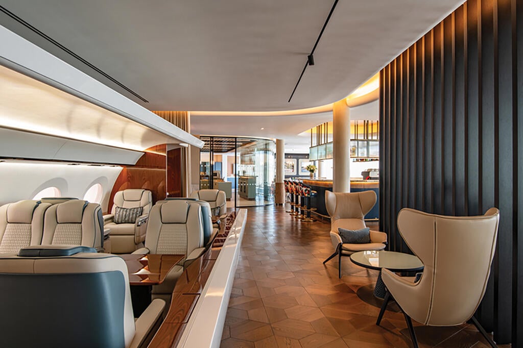 FlexJet terminal interior