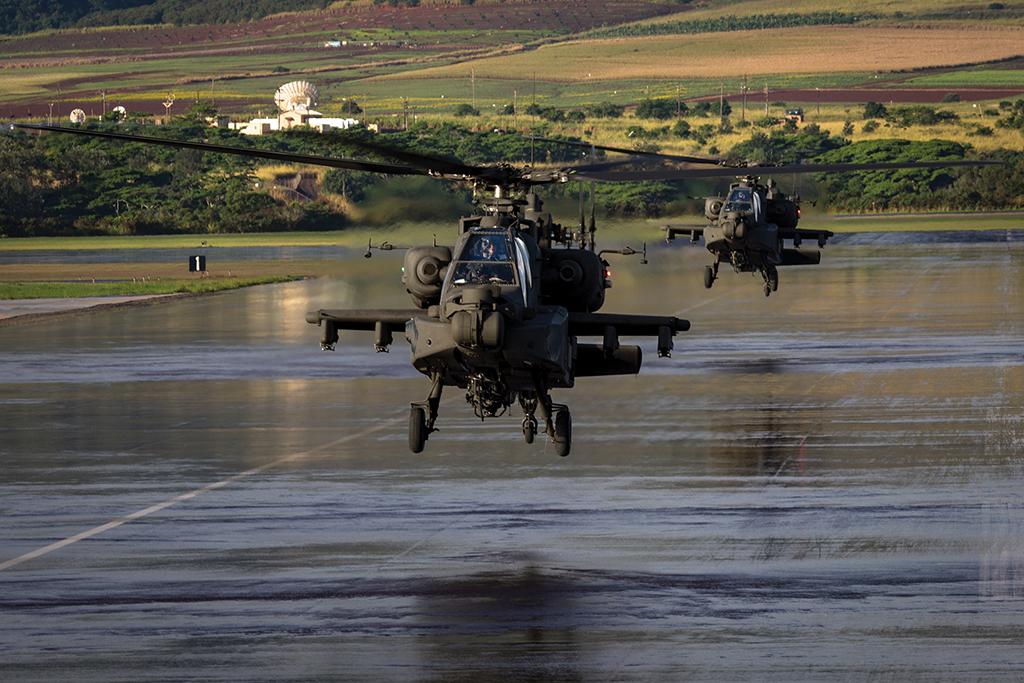 Boeing Apache helicopter