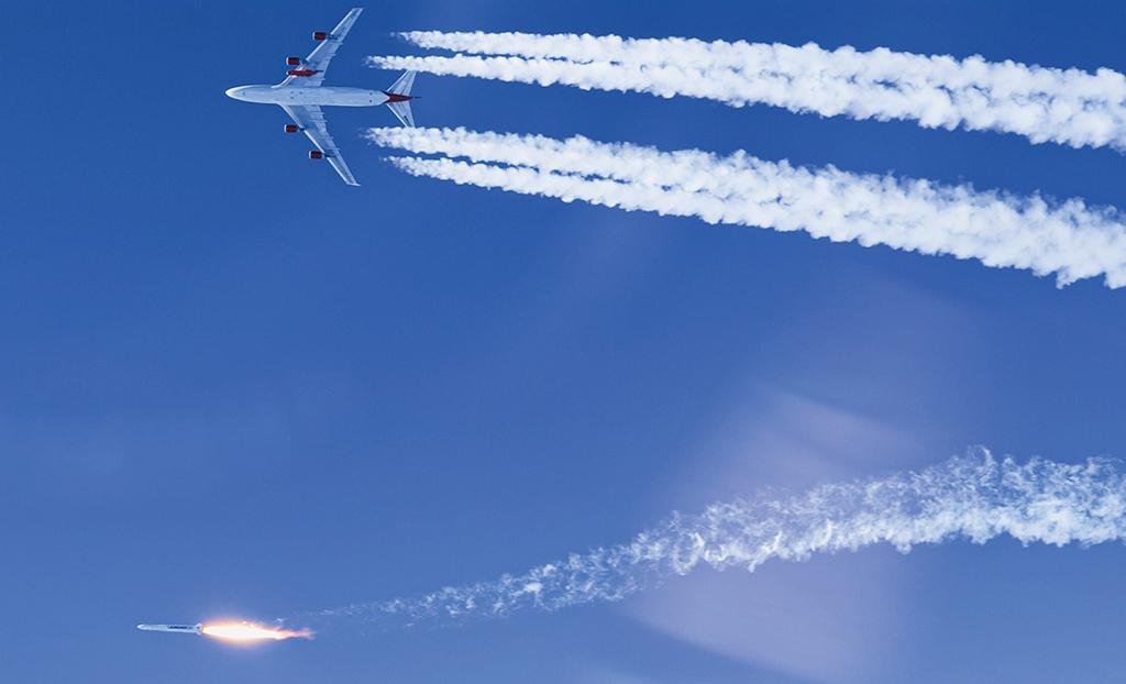 LauncherOne’s Boeing 747-400.