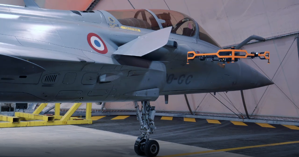 Donecle inspection of Dassault Rafale