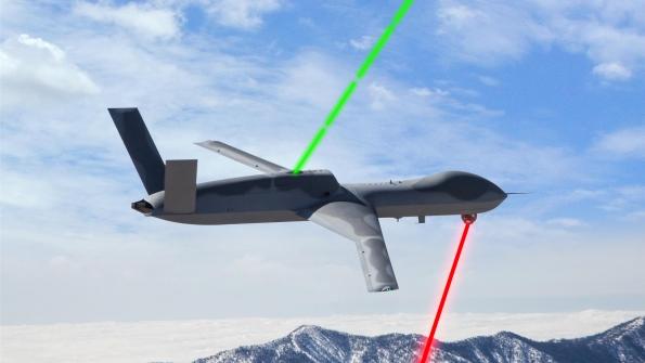 General Atomics Pursues UAV-borne Kill, Comms Laser Demos | Aviation Week  Network