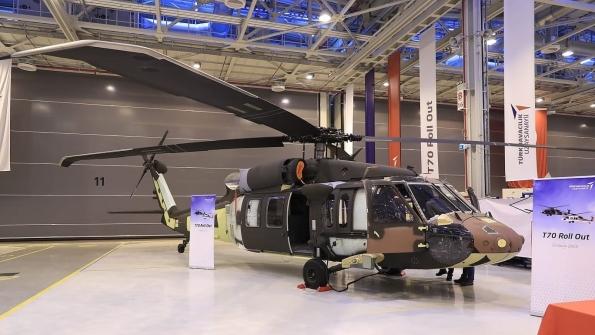 Turkish Aerospace Rolls Out First T 70 Black Hawk Aviation