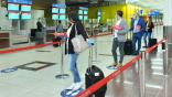 Passengers at Dubai International Airport