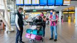 Schiphol Airport travelers