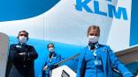 KLM Airlines crew