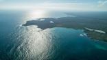 Galapagos island from above