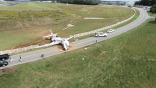 Falcon 50 runway overrun