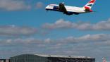 British Airways A380 at Heathrow Airport