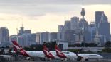 Qantas planes at Sydney Airport