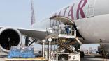Qatar Cargo jet loading