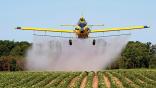 agricultural aircraft spraying pesticides