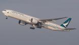 Cathay Pacific aircraft in flight