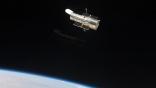 parting view of the Hubble Space Telescope