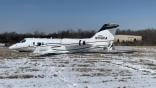 Learjet 55 wrong runway landing