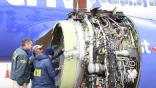 Southwest Airlines damaged engine