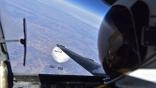 USAF U-2 pilot looks down on suspected Chinese surveillance balloon Feb. 3, 2023