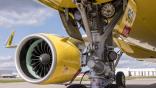 Spirit Airlines Airbus A320neo and PW1000 engine