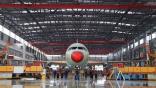 Airbus A320 family assembly line in Tianjin