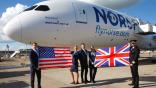 Norse Atlantic Airways Boeing 787-9 with crewmembers