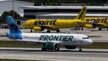 Spirit and Frontier airlines
