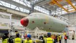 First A321 molding at new Toulouse assembly line