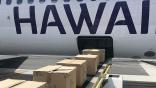 loading cargo into aircraft