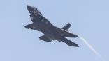 KF-21 fighter jet in flying