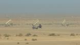 Patriot missile systems in desert