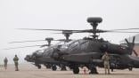 UK apache helicopters