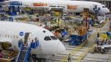 Boeing production floor