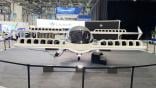 full-scale mockup of premium-edition Lilium Jet on display at EBACE 2024
