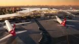 Perth airport qantas rendering